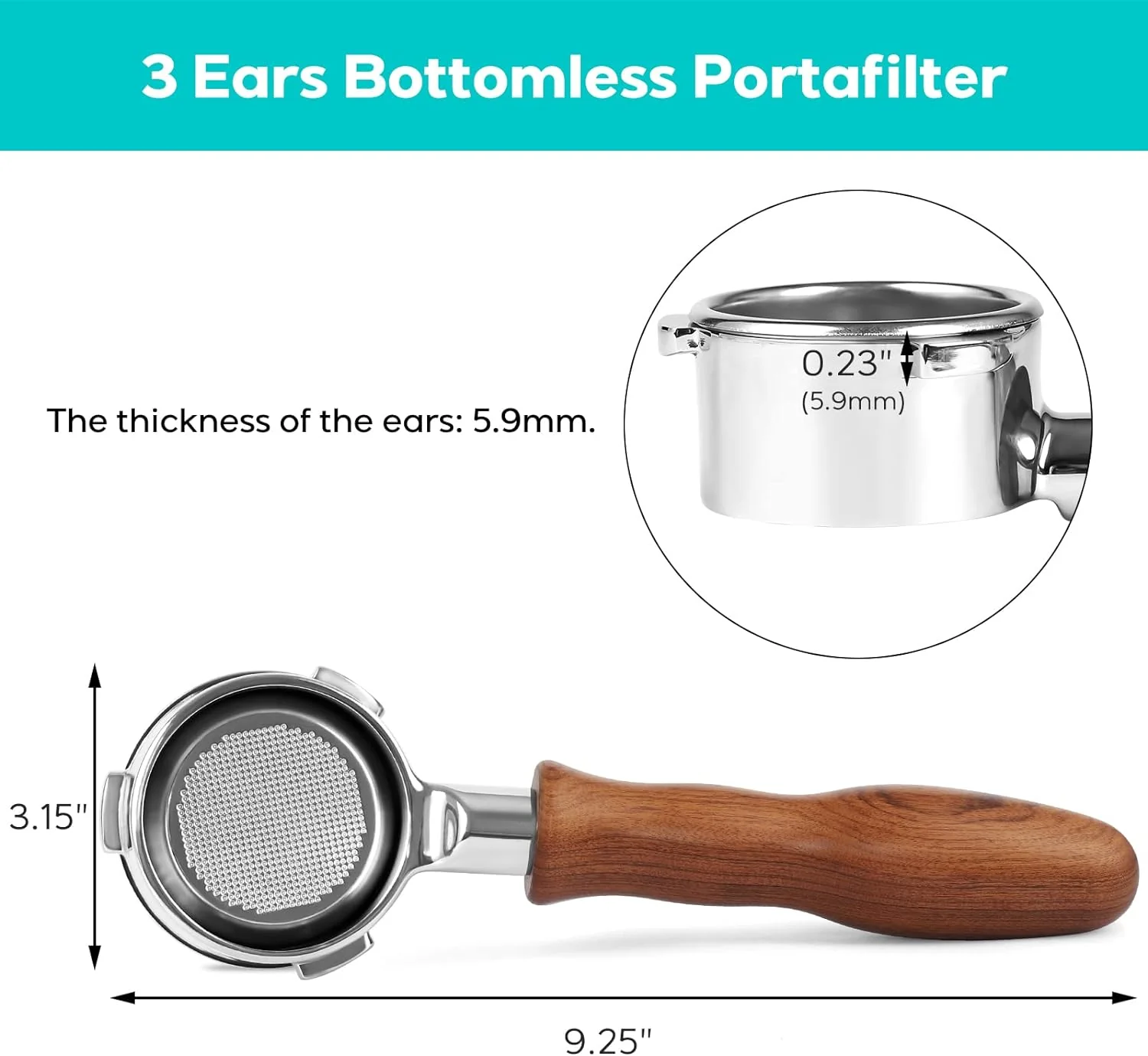 58mm Bottomless Portafilter - Image 8